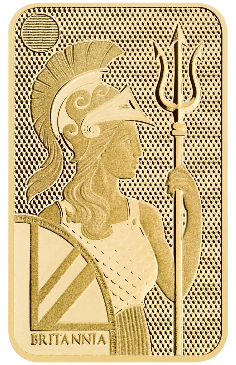 5g Gold Britannia Minted Bar 24-carat