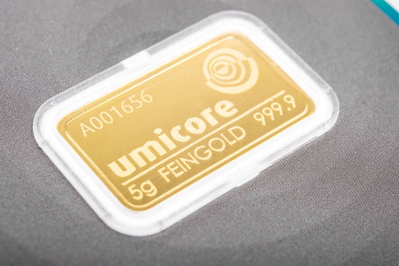 5g Gold Bar Umicore 24-carat